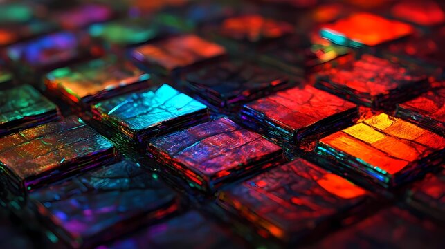 OLED Pixel Array​​ Texture​​​​​​​ poster background