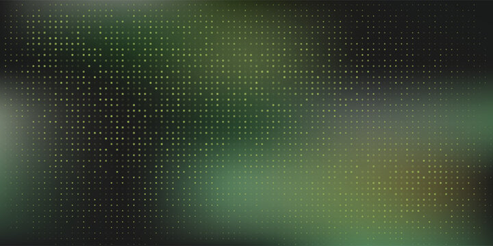 Abstract Background Displaying Falling Green Squares of Various Sizes and Opacities