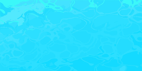 Obraz premium Blue water surface texture abstract rippled background