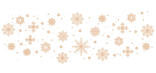 new year and chiristmas festive greeting background top view decorative ornament and snow flake © OnlineInfinite 
