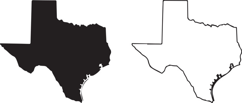 Texas icon set. texas sign symbol
