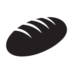 Obraz premium Slices of bread in black and white illustrations, white bread set icon logo symbol vector design illustration, Bread loaf icon design concept. vector flat icons