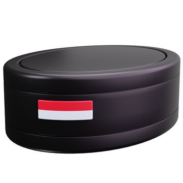 Traditional Indonesian Peci Hat 3D Illustrations