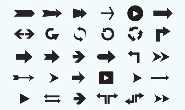 Various editable arrow collection