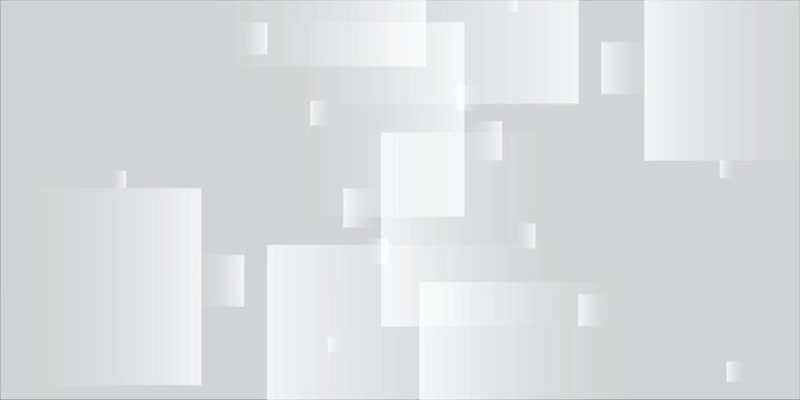Abstract Futuristic Grey Background with Layered Geometric Rectangles for High-Tech Visuals