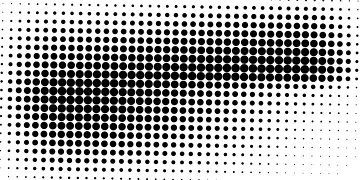 Halftone faded gradient texture. Grunge halftone grit background. White and black sand noise wallpaper. Retro pixilated vector backdrop