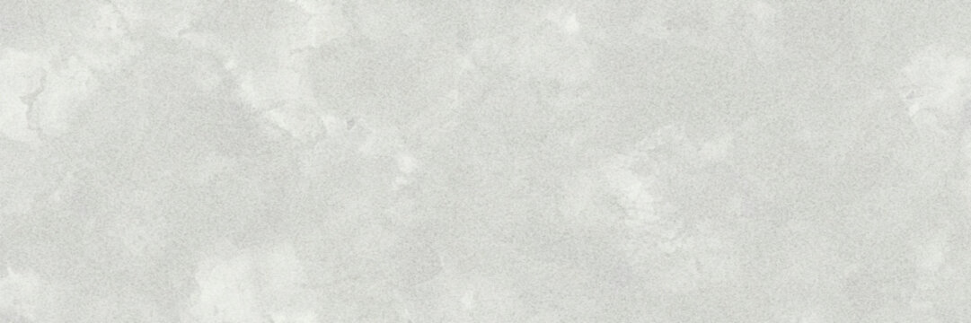 Gray white cement rough plaster wall texture background with subtle concrete surface details, neutral minimalist wallpaper pattern in horizontal A4 format.