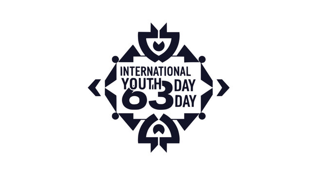 International Youth Day 63rd Celebration Logo Design