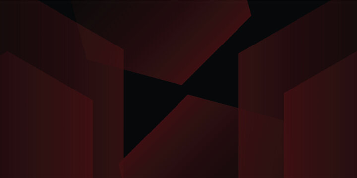 red black geometric on dark background. abstract elegant background vector illustration,