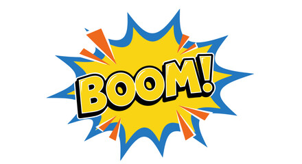 Boom! Comic Book Explosion Burst Sound Effect © Cendol