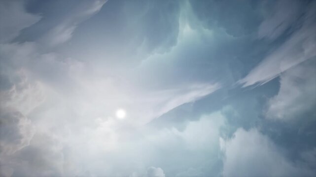 Chaotic Skies On The Background 37