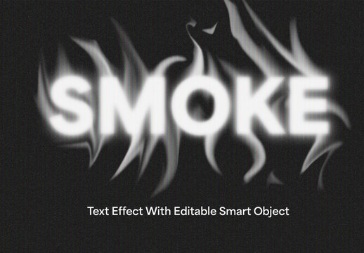 Cinematic Smoke Text Effect