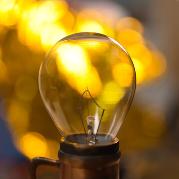 Unlit light bulb representing ideas and inspiration