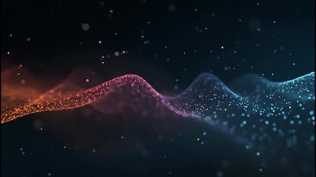 Abstract flowing lines of light create a dynamic and futuristic visual.