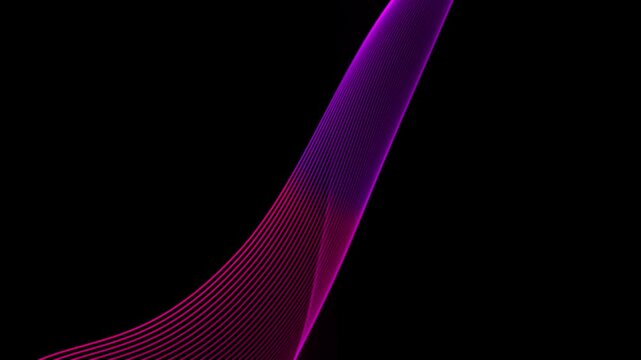 Abstract line gradient pink purple color background animation