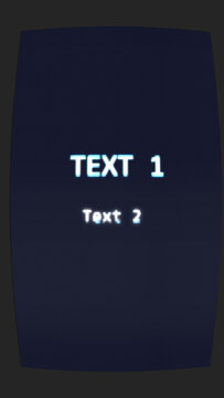 Vertical Retro CRT Text Title for Mobile 80s Tech Stories