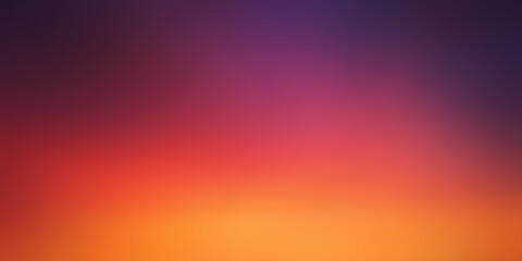 Vibrant gradient background with smooth transitions from purple to red to orange, creating a warm glow. © rk