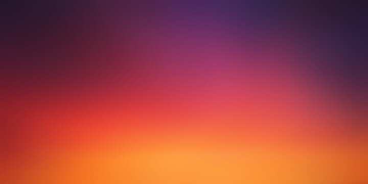 Vibrant gradient background with smooth transitions from purple to red to orange, creating a warm glow.