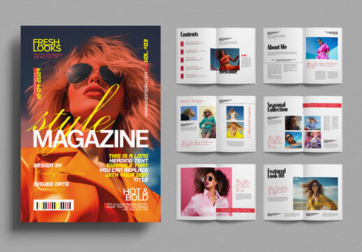 Modern Style Magazine Template