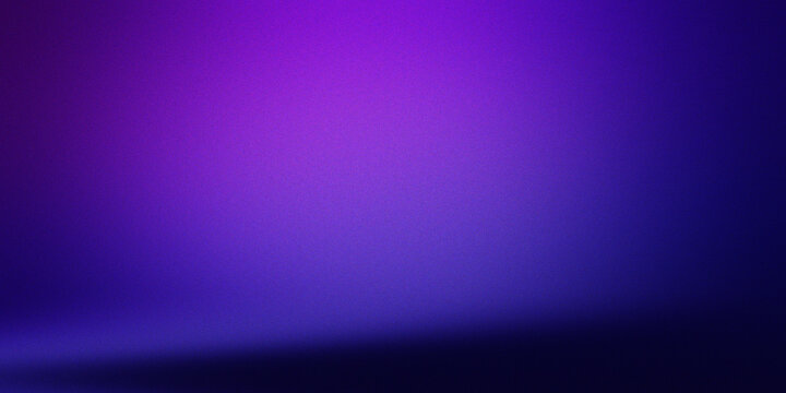 Vibrant purple and deep blue gradient background with grainy noise texture for modern digital design aesthetic compositions.