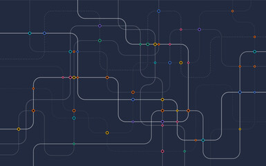 Digital technology background. Concept with technology line. Circuit board background technology