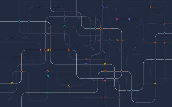 Digital technology background. Concept with technology line. Circuit board background technology