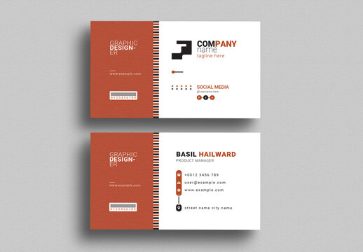 Creative Business Card Template Layout