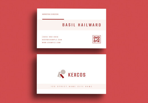 Modern Corporate Business Card Template Minimal Professional Identity Design