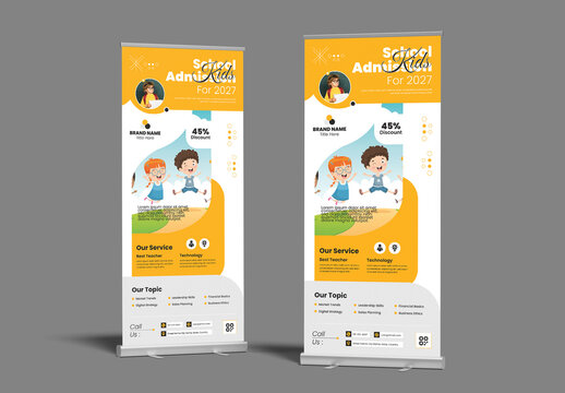 Roll Up Banner Layout