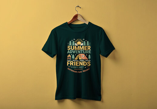 Summer T Shirt Design Template