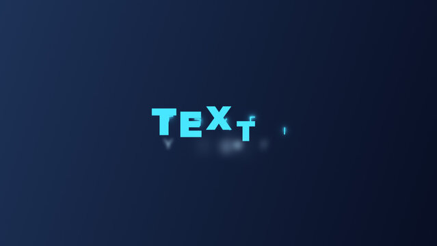 Fast Outline Neon Animated Text Title with Energetic Glow