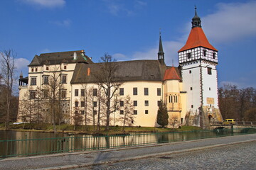 Fototapeta premium Castle in Blatna, South Bohemian Region, Czech republic, Europe 