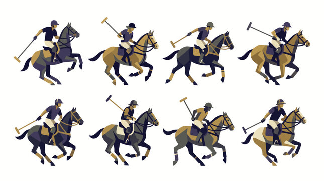Polo Horse Rider Pattern