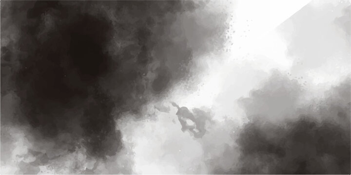 Dark smoke drifting across a black background creating a dramatic cloudy atmosphere