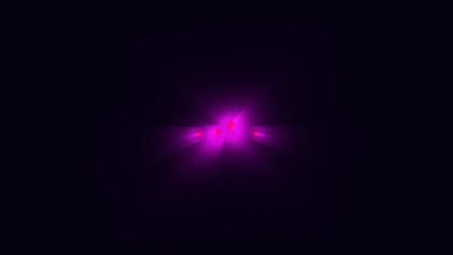 Light Glow Animated Text Title with Soft Luminous Effect