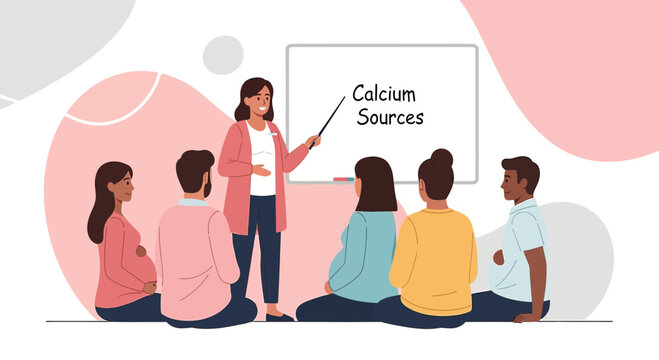 Pregnancy Nutrition Class: Calcium Sources Education for Expecting Parents