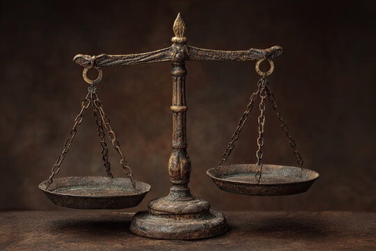 Balance scale rocks - Concept of harmony and equilibrium 