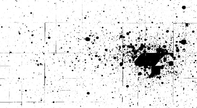 Black and white grunge. dust and grunge grain texture distorted grange overlay retro texture template.