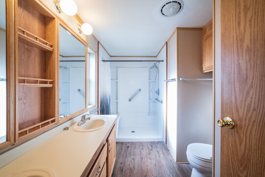 Primary Bathroom In Pre Built Home