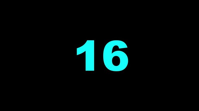 A sleek 20-second countdown icon features a circular timer that smoothly shrinks, bold center digits ticking down