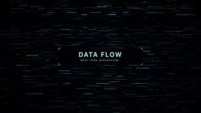 Digital data flow visualization: progression of information streams in highspeed transmission