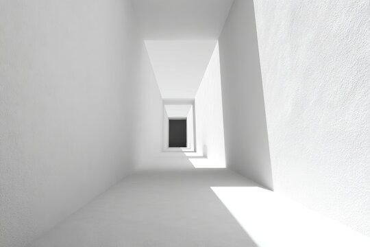 白い建築空間の奥底を探る