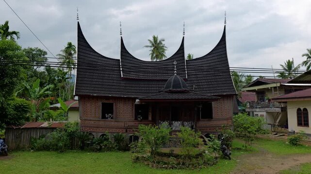 Traditional minangkabau houses and architecture