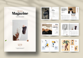 Luxury Life style Magazine Template
