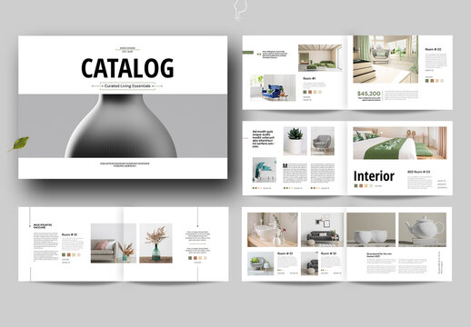 Catalog Landcape Brochure Layout