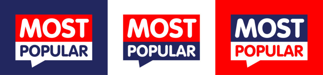 Most popular on speech bubble © Brad Pict