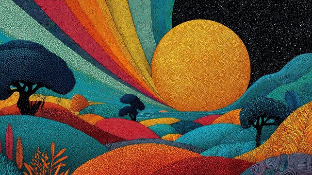 abstract colorful background with butterflies