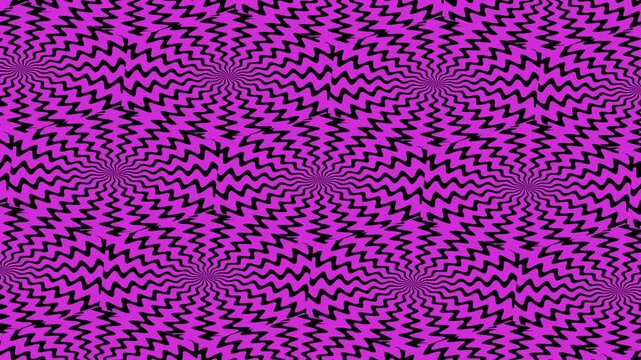 Vibrant Magenta Spiral Illusion Hypnotic Seamless Loop Background