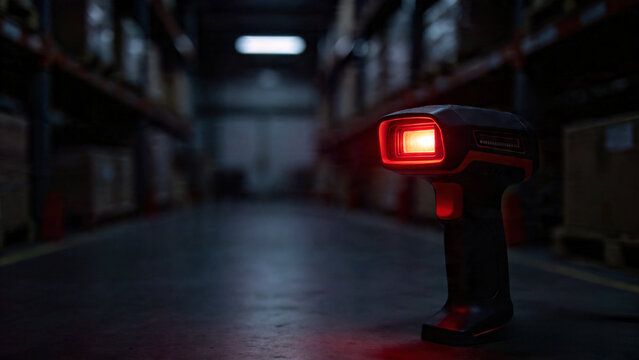 Industrial laser barcode scanner