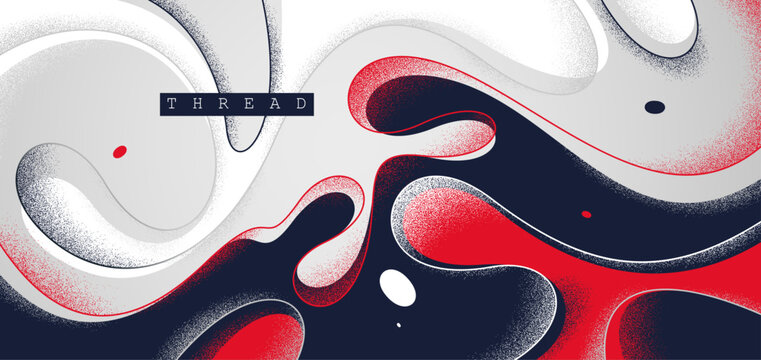 Lava in dynamic motion vector abstract background, curvy lines and textures wallpaper art, emotional and expressive graphics of fluid.